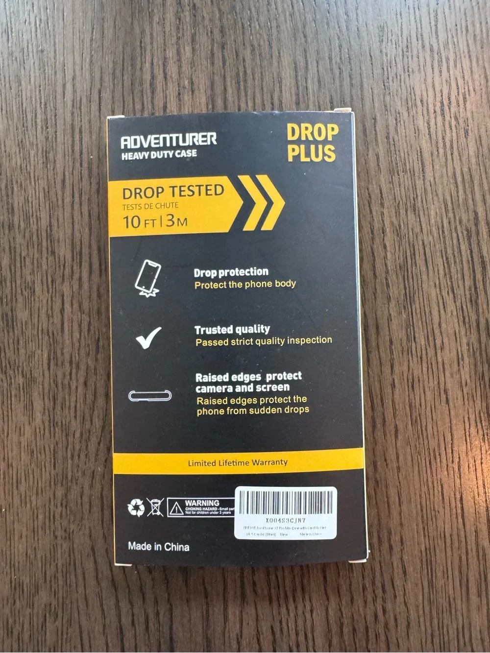 BRAND NEW Adventurer Sturdy Case - Black - iPhone 17 Pro Max